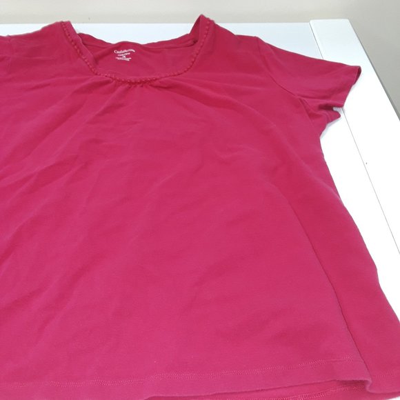 Croft & Barrow red top with embellished neckline - Picture 3 of 6